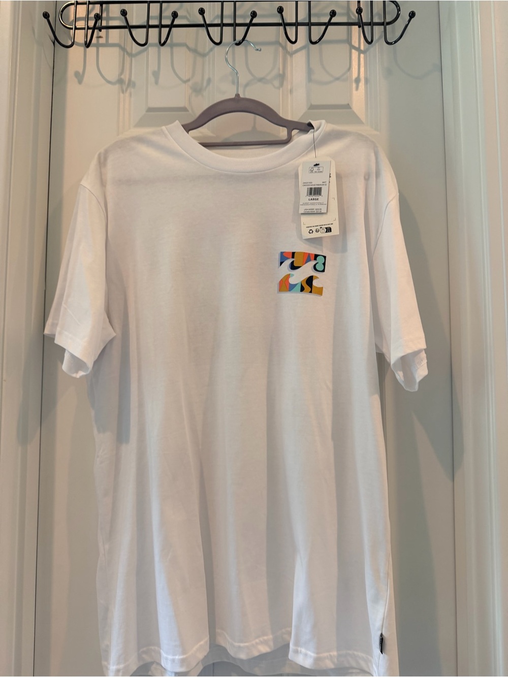 White Graphic Pocket T‑Shirt - Brand Unknown